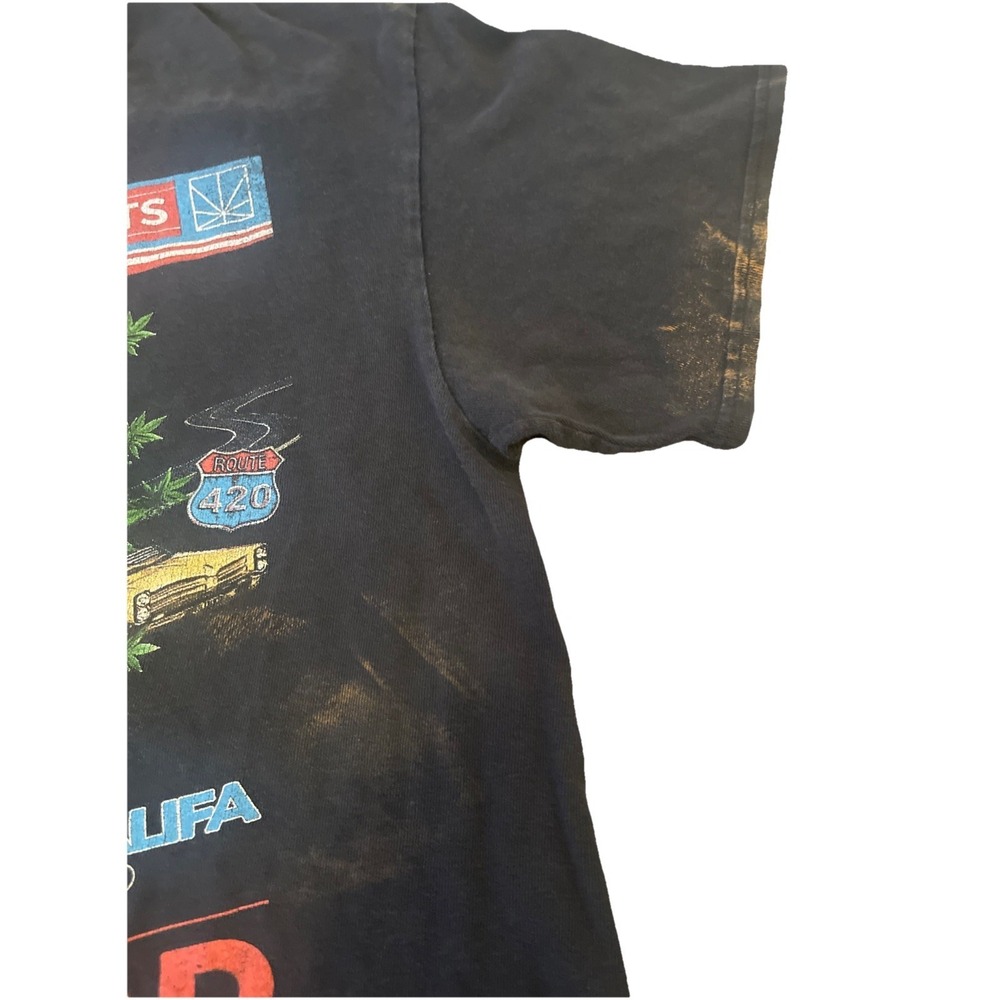 Snoop Dogg X Wiz Khalifa T-Shirt High Road‎ Summer Tour Concert 2016 Size Medium - Picture 3 of 3